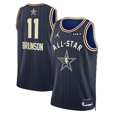 Unisex Jordan Brand Jalen Brunson Navy 2024 NBA All-Star Game Swingman Jersey