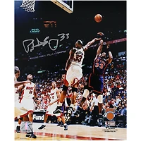 Patrick Ewing New York Knicks Autographed 8" x 10" Fadeaway Shot vs. Miami Heat Photograph