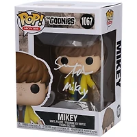 Sean Astin The Goonies Autographed #1067 Funko Pop! Vinyl Figure with "Mikey" Inscription