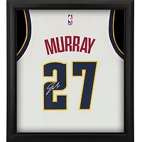 Jamal Murray Denver Nuggets Autographed Framed Nike White Association Swingman Jersey Shadowbox