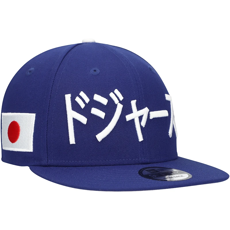 Men's New Era Royal Los Angeles Dodgers Kanji 9FIFTY Snapback Hat