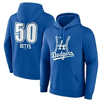 Men's Mookie Betts Royal Los Angeles Dodgers Fastball Player Name & Number Pullover Hoodie