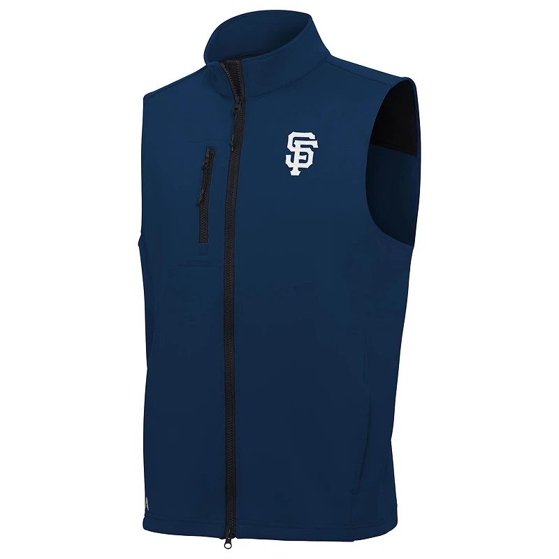 Men's Antigua  Navy San Francisco Giants Demand Full-Zip Vest
