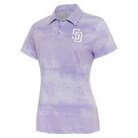 Women's Antigua  Purple San Diego Padres Render Polo