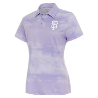 Women's Antigua  Purple San Francisco Giants Render Polo