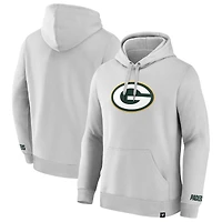 Men's Fanatics  White Green Bay Packers Legacy Fleece Pullover Hoodie