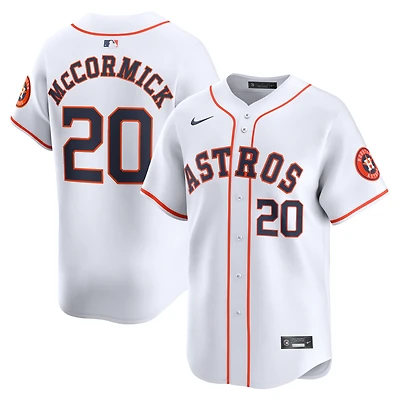 Men's Nike Chas McCormick White Houston Astros Home Limited Player Jersey