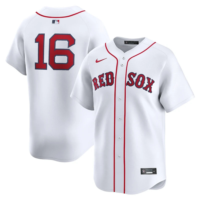 Men's Nike Jarren Duran White Boston Red Sox Home Limited Player Jersey