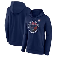 Women's  Navy Team USA U.S. Olympic Team Wrestling Trials Determined Bars Pullover Hoodie