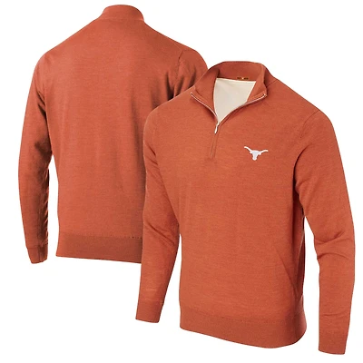 Men's Texas Orange Texas Longhorns Forty Acres Chitown Merino Half-Zip Top