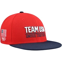 Youth Team USA Red United Snapback Hat