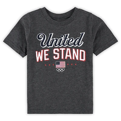 Toddler Heather Charcoal Team USA Victory T-Shirt