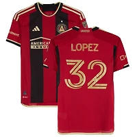 Erik López Atlanta United FC Player-Issued #32 Jersey from the 2023 MLS Season