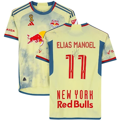 Elias Manoel New York Red Bulls Autographed Fanatics Authentic Match-Used #11 Jersey from the 2023 MLS Season