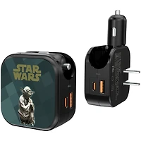 Keyscaper Yoda Star Wars Color Block 2-in-1 USB A/C Charger