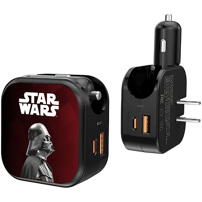 Keyscaper Darth Vader Star Wars Color Block 2-in-1 USB A/C Charger