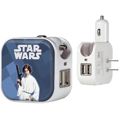 Keyscaper Princess Leia Star Wars Color Block 2-in-1 USB Charger