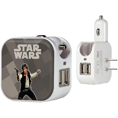 Keyscaper Han Solo Star Wars Color Block 2-in-1 USB Charger