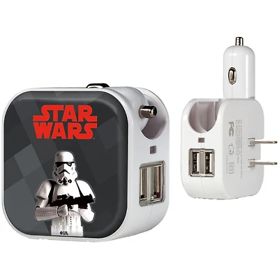 Keyscaper Stormtrooper Star Wars Color Block 2-in-1 USB Charger