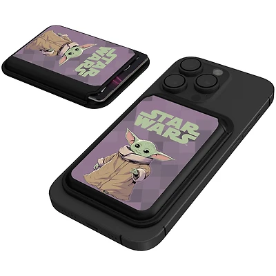 Keyscaper Grogu The Mandalorian Color Block Magnetic Credit Card Wallet