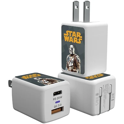 Keyscaper  The Mandalorian Color Block USB A/C Charger