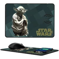 Keyscaper Yoda Star Wars Color Block Wireless Charger and Mouse Pad