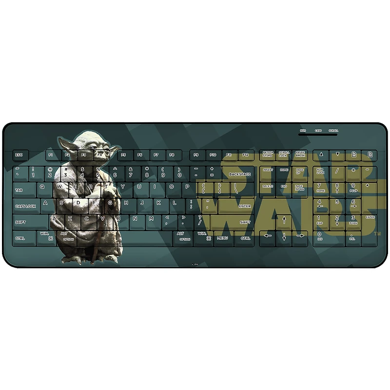 Keyscaper Yoda Star Wars Color Block Wireless Keyboard