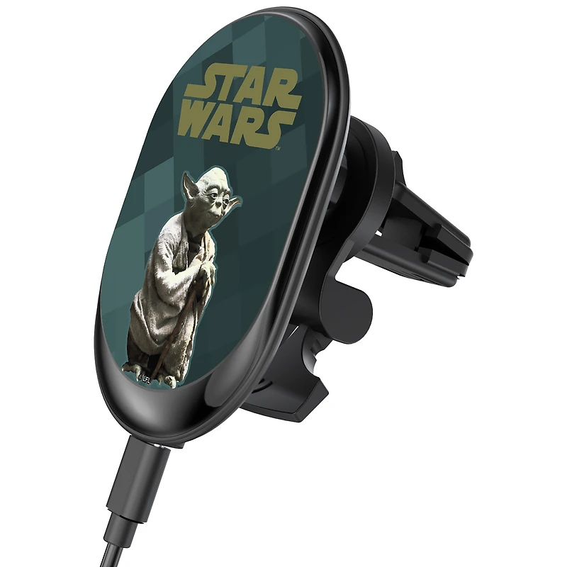 Keyscaper Yoda Star Wars Color Block Wireless Magnetic Car Charger