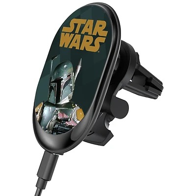 Keyscaper Boba Fett Star Wars Color Block Wireless Magnetic Car Charger