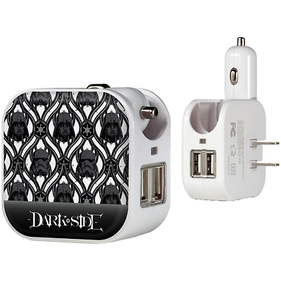 Keyscaper  Star Wars Dark Side Pattern 2-in-1 USB Charger