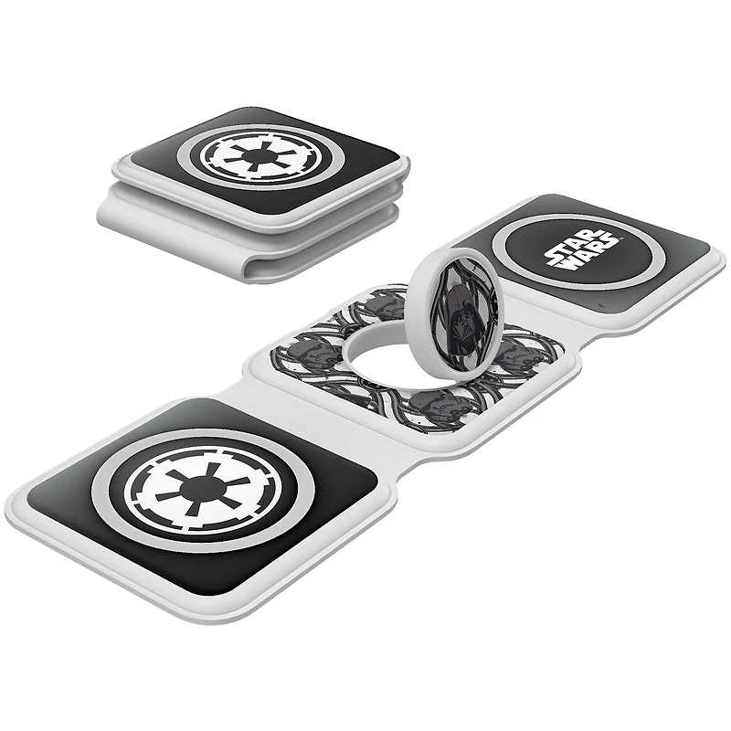 Keyscaper  Star Wars Dark Side Pattern 3-in-1 Foldable Charger
