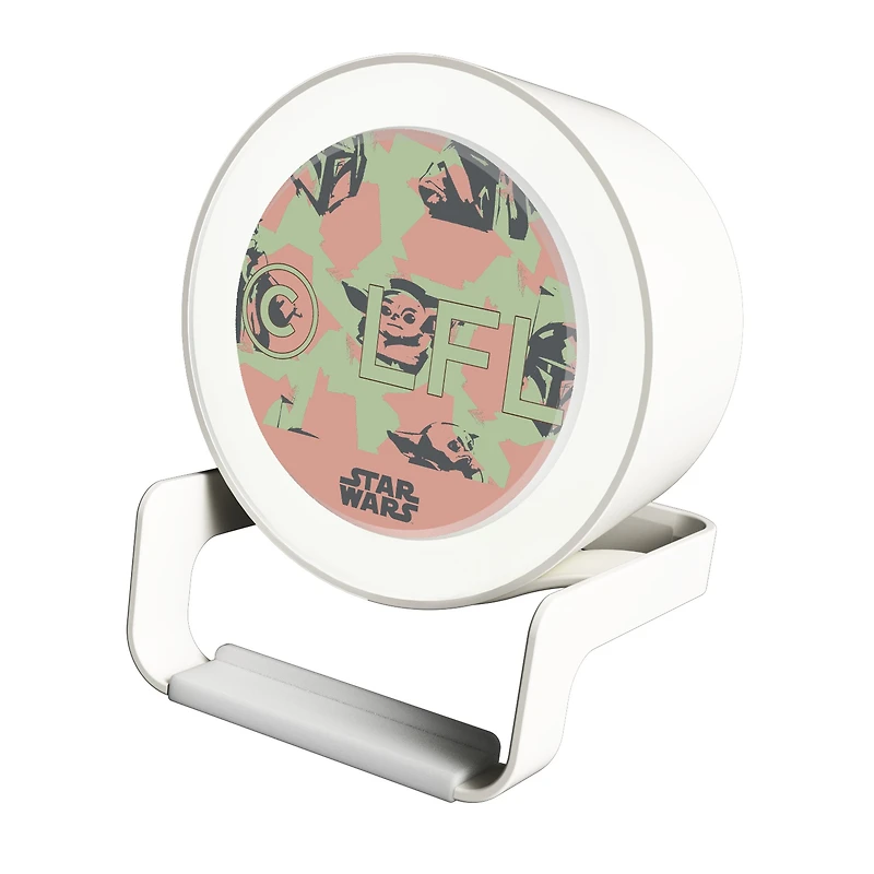 Keyscaper Grogu The Mandalorian Pattern Night Light Charger and Bluetooth Speaker