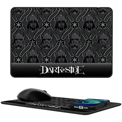 Keyscaper  Star Wars Dark Side Pattern Wireless Charger and Mouse Pad