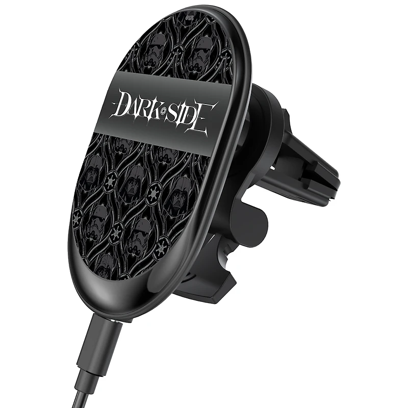 Keyscaper Star Wars Dark Side Pattern Wireless Magnetic Car Charger