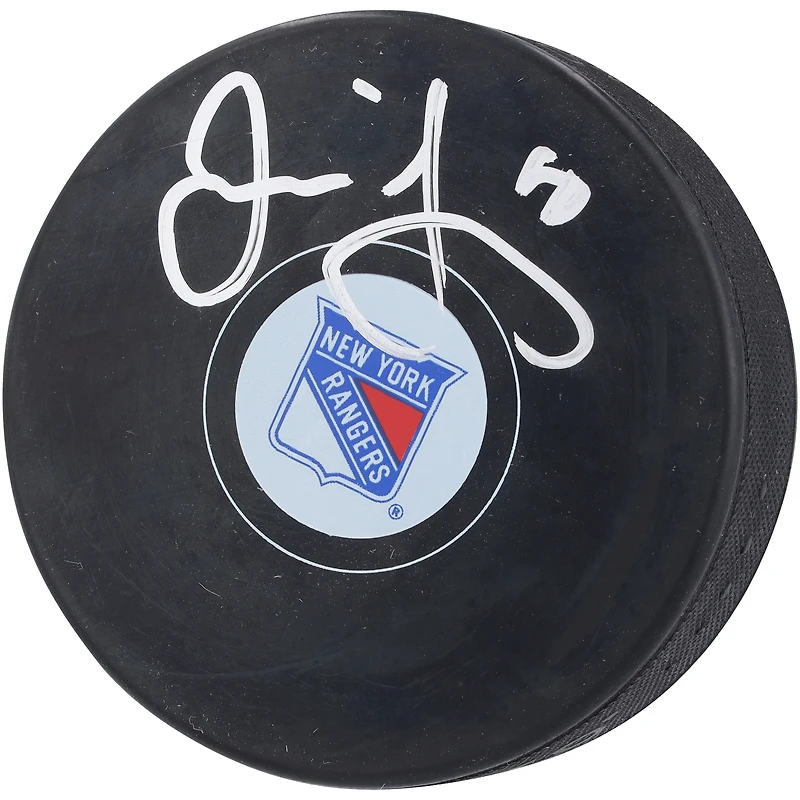 Jaromir Jagr New York Rangers Autographed Hockey Puck