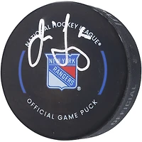 Jaromir Jagr New York Rangers Autographed Official Game Puck