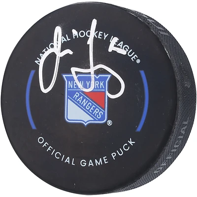Jaromir Jagr New York Rangers Autographed Official Game Puck