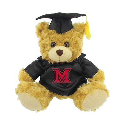 Miami University RedHawks 12'' Graduation Plush Bear