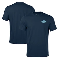 Men's Levelwear  Navy Seattle Kraken Thrive Club Patch 2.0 Tri-Blend T-Shirt