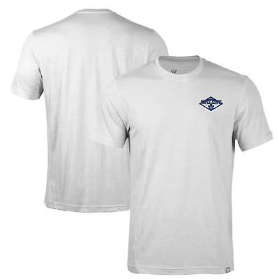 Men's Levelwear  White Toronto Maple Leafs Thrive Club Patch 2.0 Tri-Blend T-Shirt