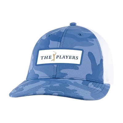 Men's THE PLAYERS  Ahead Blue  Camo Flex Hat