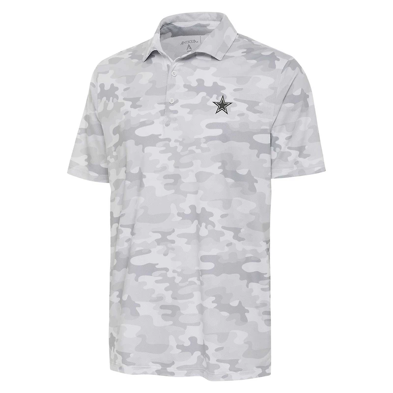 Men's Antigua White Dallas Cowboys Collide Star Polo
