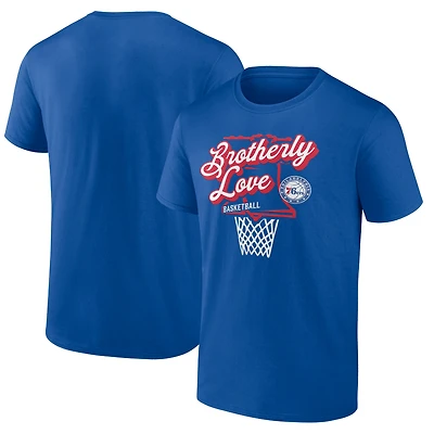 Men's Royal Philadelphia 76ers Half Court Offense T-Shirt