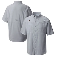 Men's Columbia Gray Atlanta Falcons Tamiami Omni-Shade Button-Down Shirt