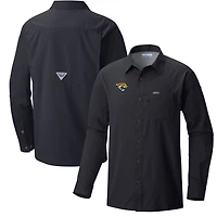 Men's Columbia  Black Jacksonville Jaguars Slack Tide Omni-Wick Long Sleeve Button-Up Shirt
