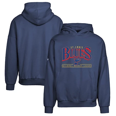 Men's Levelwear Navy St. Louis Blues Retro Contact Pullover Hoodie