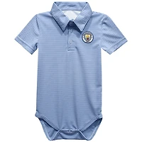 Infant Vive La Fete Sky Blue Manchester City Polo Pencil Stripe Bodysuit