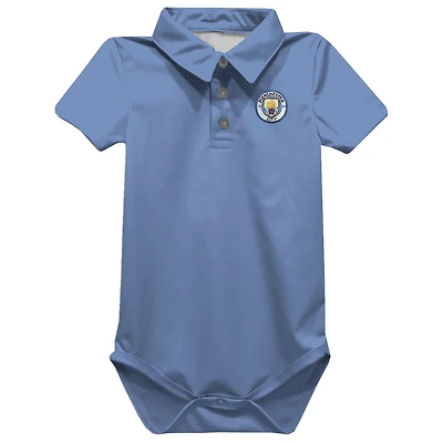 Infant Vive La Fete Sky Blue Manchester City Polo Bodysuit