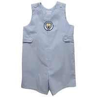 Toddler Vive La Fete Sky Blue Manchester City Gingham Jon Jon Romper