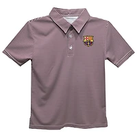 Toddler Vive La Fete Maroon Barcelona Pencil Stripe Polo